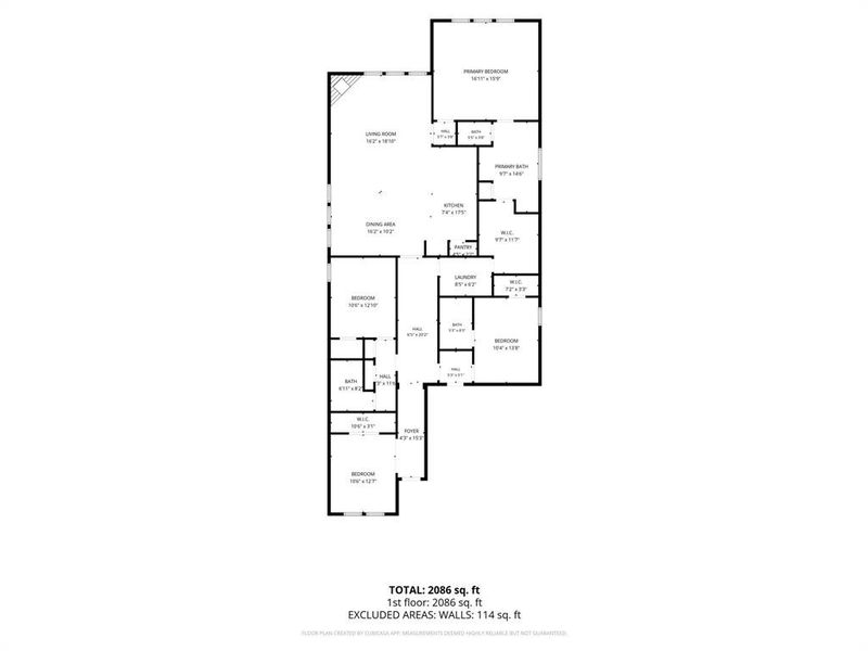 2D floor plan layout of this home in Sweetgrass, Haslet, TX (Image 5).
