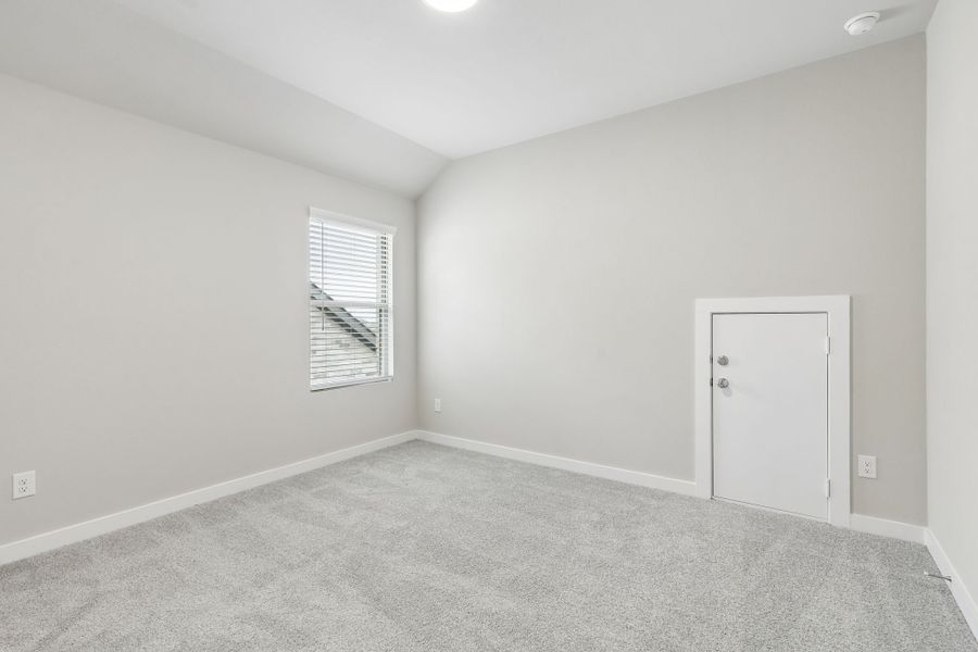 Media Room in the Winters home plan by Trophy Signature Homes – REPRESENTATIVE PHOTO