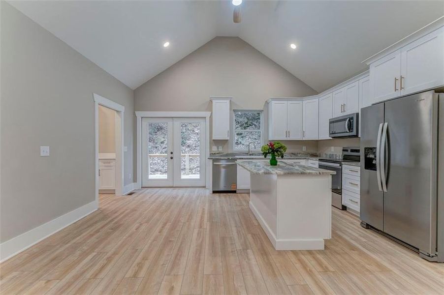 Furnished interior view inside a new home in , Ellijay (Image 13). Furnished interior view inside a new home in , Ellijay (Image 13).