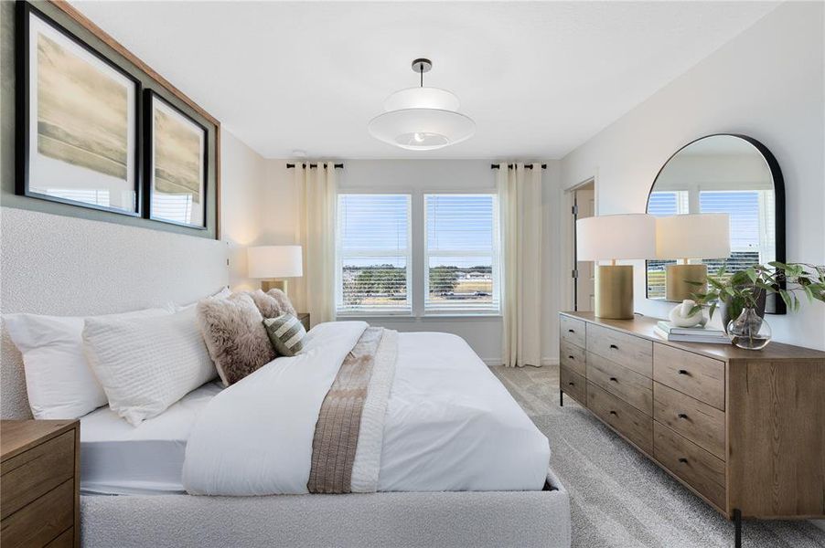 Furnished interior view inside a new home in , Davenport (Image 9).