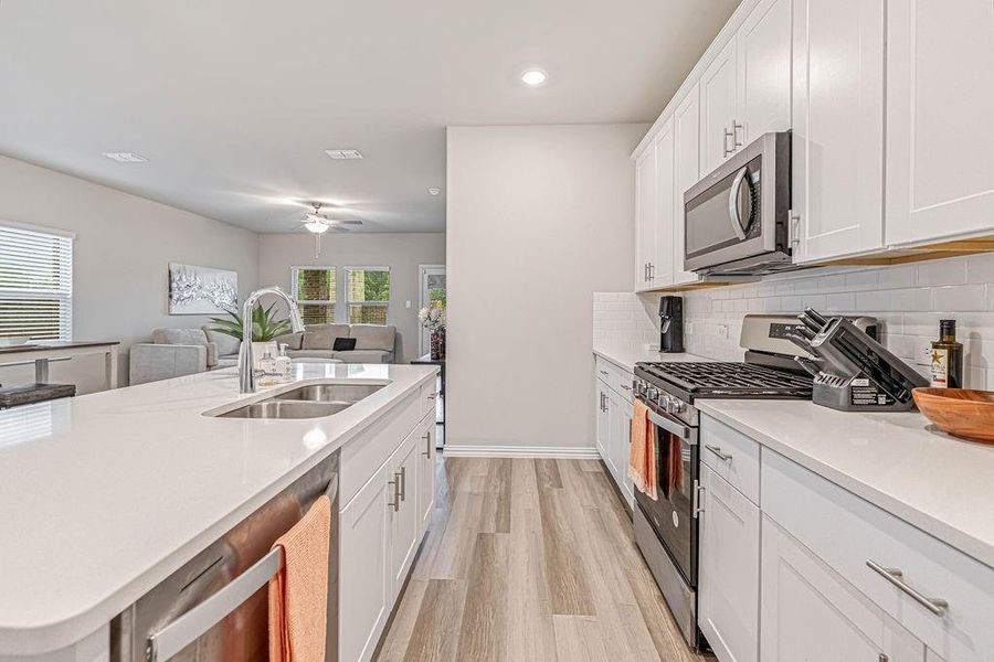 Furnished interior view inside a new home in , McKinney (Image 7).