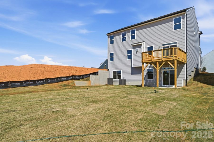 Exterior details and patio area of a home in The Meadows at Laurelbrook, Sherrills Ford (Image 24).
