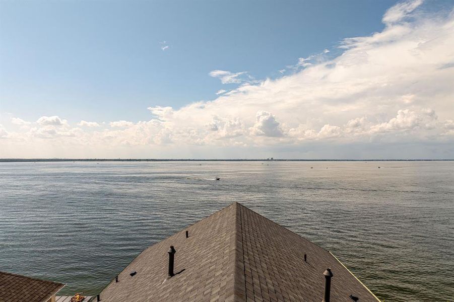 Dock featuring a water view