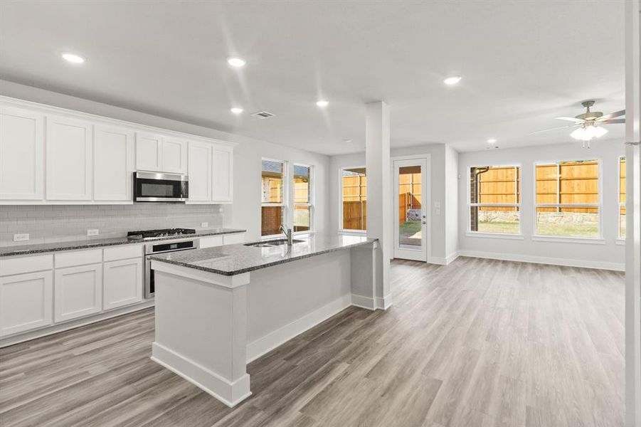 Furnished interior view inside a new home in , Garland (Image 7).