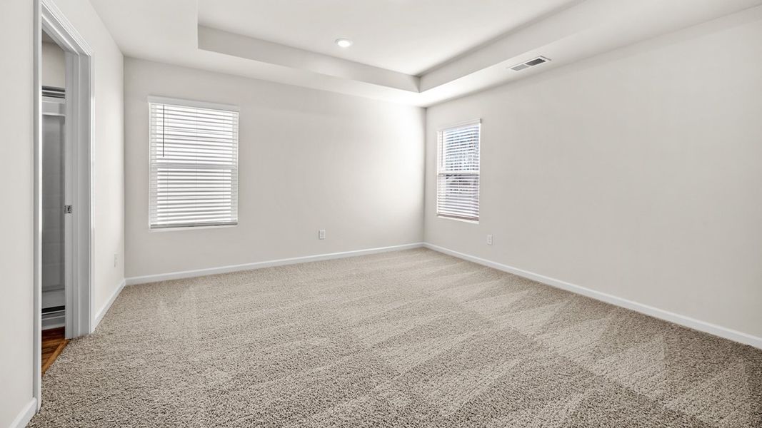 Representative unfurnished interior of a home built from the Edmon by D.R. Horton in Poplar Preserve, Newnan (Image 21).