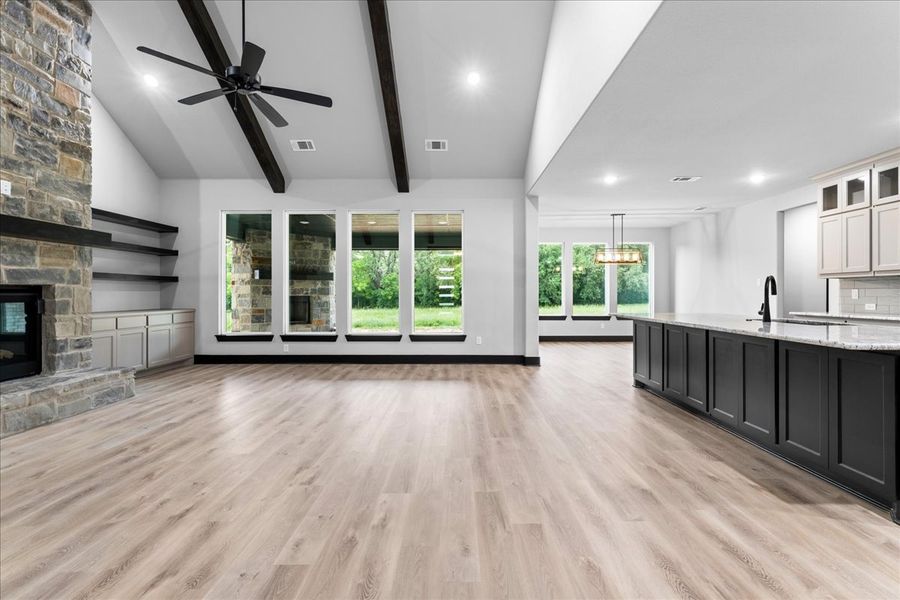 Representative unfurnished interior of a home built from the The Harper II by Doug Parr Custom Homes in Monarch Manor, Poolville (Image 18).