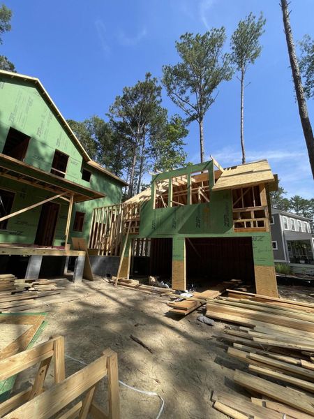 In-progress construction of a new home in The Preserve at Pennys Creek, Johns Island, SC (Image 13). In-progress construction of a new home in The Preserve at Pennys Creek, Johns Island, SC (Image 13).