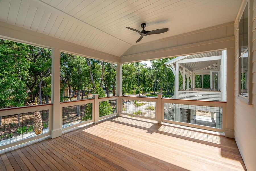 Exterior details and patio area of a home in , Johns Island (Image 28).