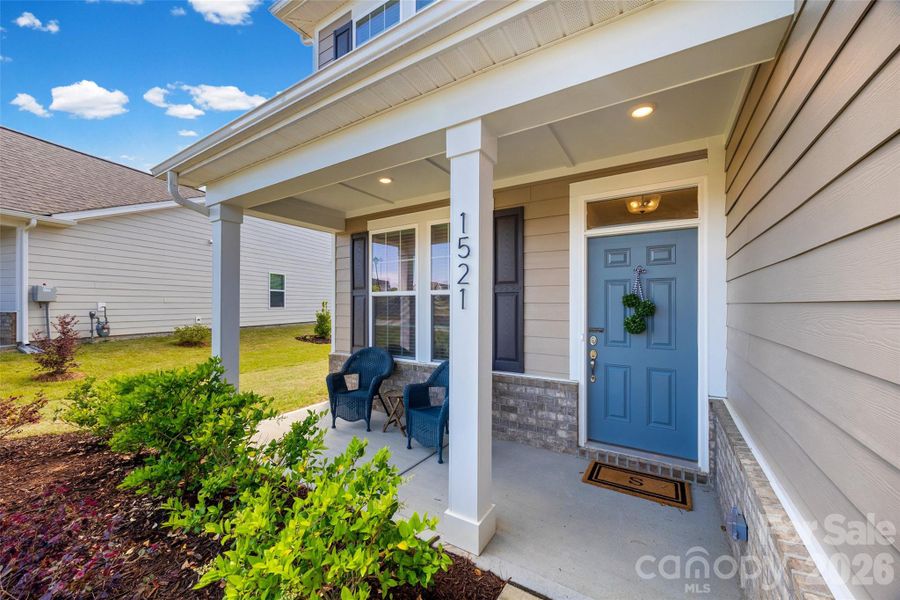 Exterior details and patio area of a home in , Monroe (Image 3).