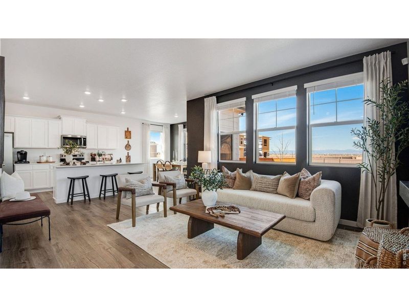 Furnished interior view inside a new home in Prairie Song, Windsor (Image 22).