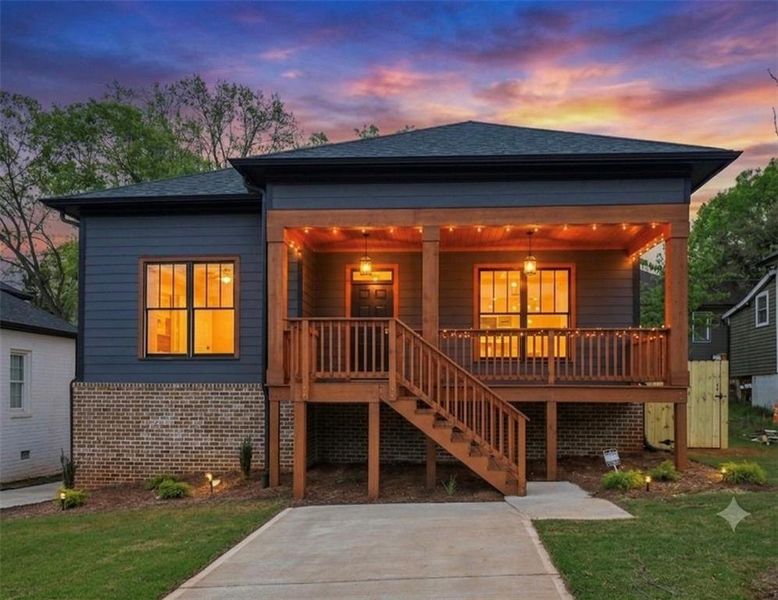 Exterior details and patio area of a home in , Atlanta (Image 24). Exterior details and patio area of a home in , Atlanta (Image 24).