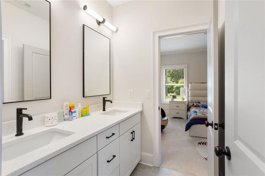 Furnished interior view inside a new home in , Marietta (Image 34).