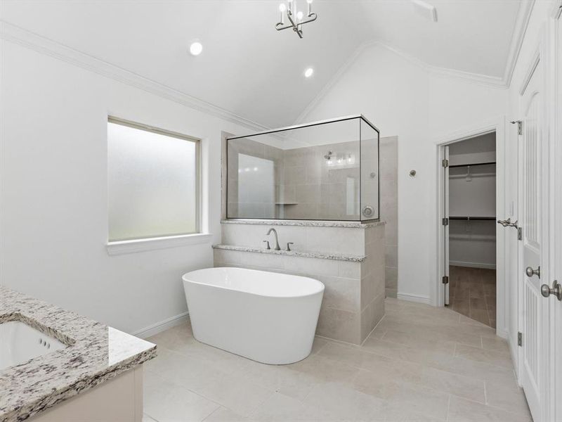 Furnished interior view inside a new home in , Godley (Image 12).