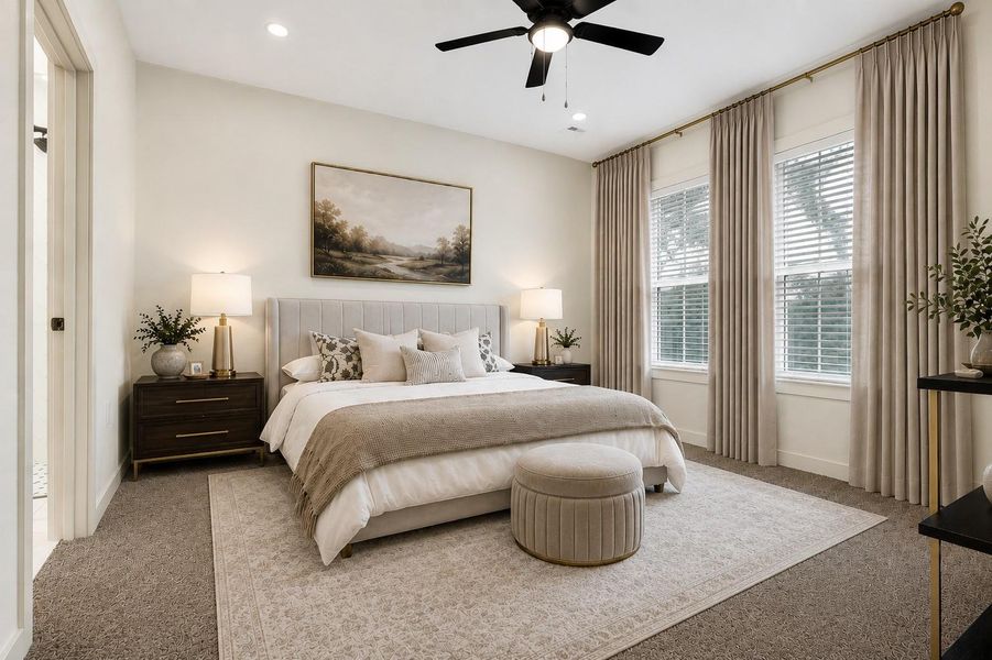 Furnished interior view inside a new home in , Houston (Image 5). Furnished interior view inside a new home in , Houston (Image 5).