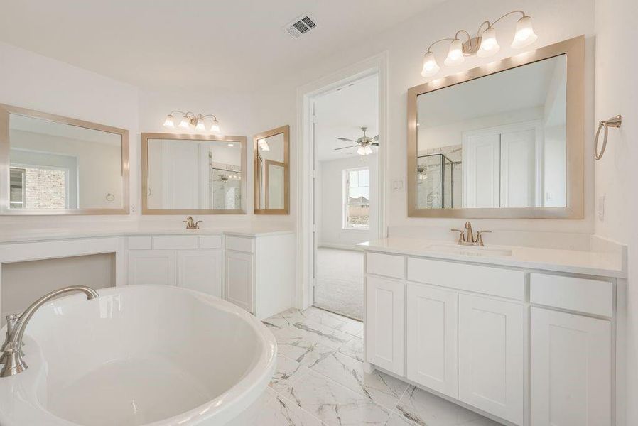 Furnished interior view inside a new home in Prairie Ridge, Midlothian (Image 6).