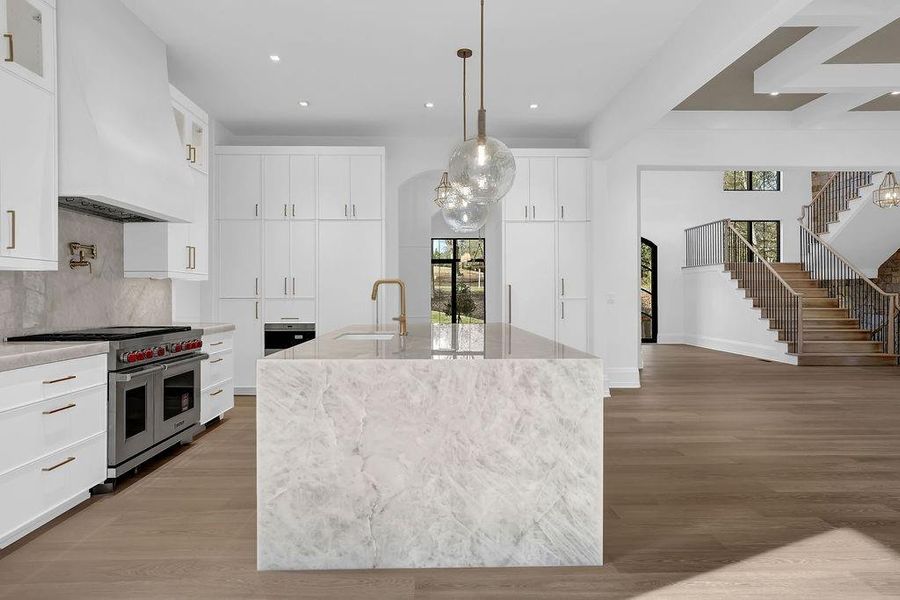 Furnished interior view inside a new home in , Johns Creek (Image 12).