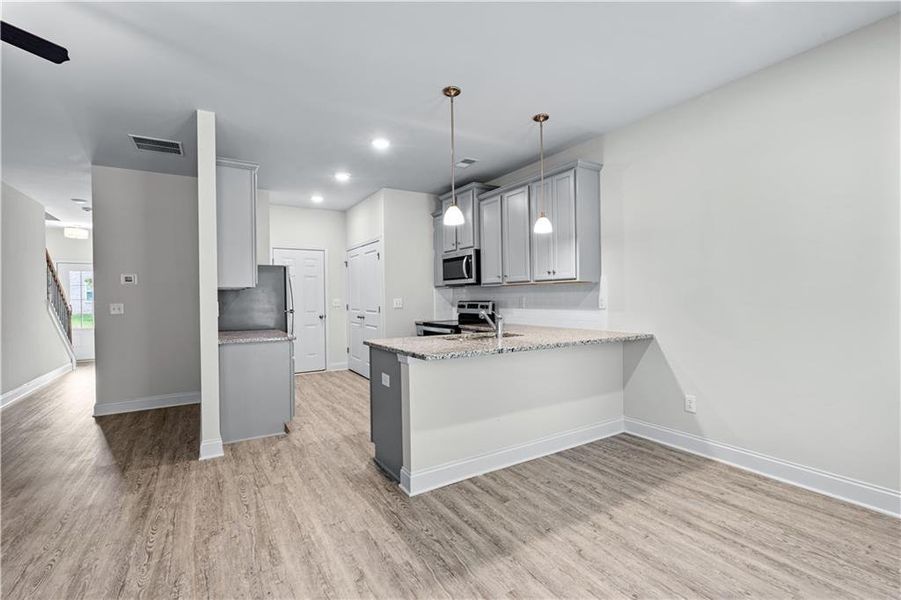 Furnished interior view inside a new home in , Covington (Image 11).