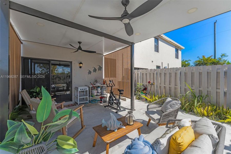 Exterior details and patio area of a home in , Florida City (Image 23). Exterior details and patio area of a home in , Florida City (Image 23).