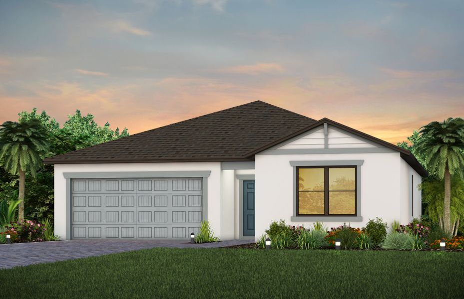 Representative exterior photo of a completed home built from the Browning by Centex in Caloosa Cove, Labelle, FL (Image 2).