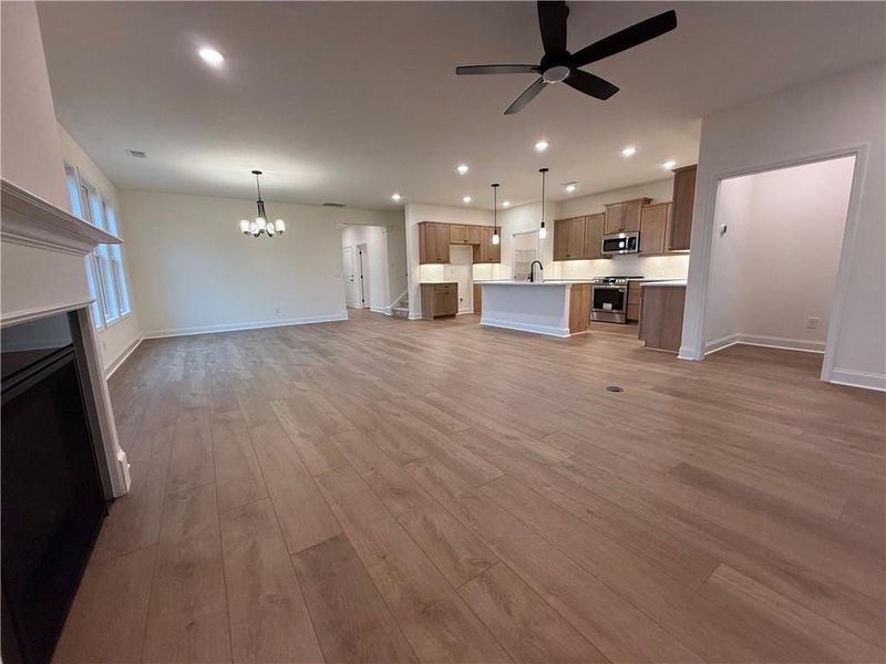 Spacious, unfurnished interior of a new home in , Hiram (Image 30).
