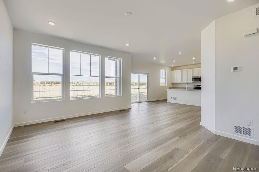 Spacious, unfurnished interior of a new home in Ledge Rock: The Pioneer Collection, Johnstown (Image 9). Spacious, unfurnished interior of a new home in Ledge Rock: The Pioneer Collection, Johnstown (Image 9).
