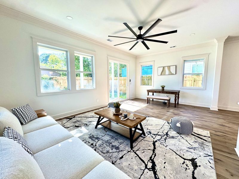 Furnished interior view inside a new home in , North Charleston (Image 10).