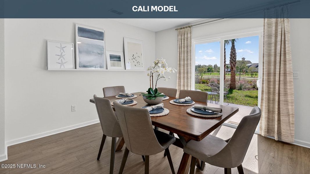 Furnished interior view inside a new home in Entrada, St. Augustine (Image 8).