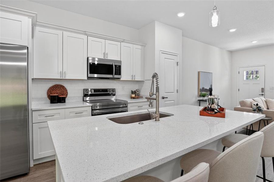 Furnished interior view inside a new home in , Citrus Springs (Image 13).