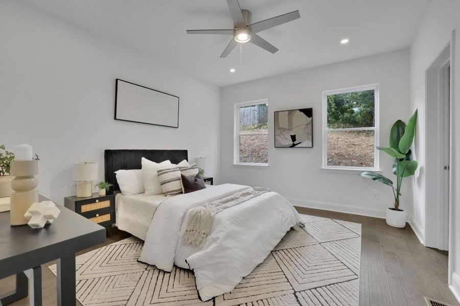 Furnished interior view inside a new home in , Buford (Image 12).