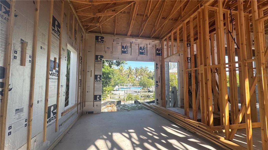 In-progress construction of a new home in , Sarasota, FL (Image 16).