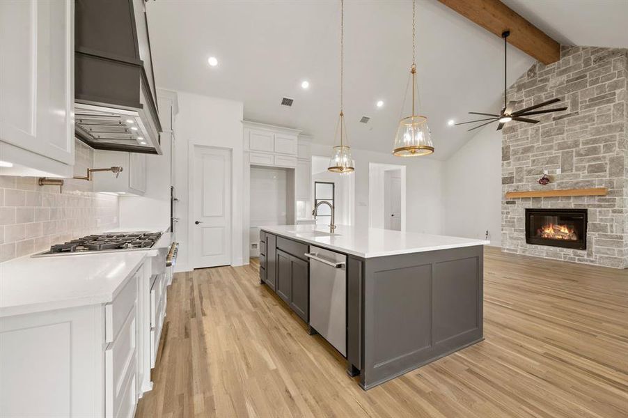 Furnished interior view inside a new home in NorthGlen, Haslet (Image 16).
