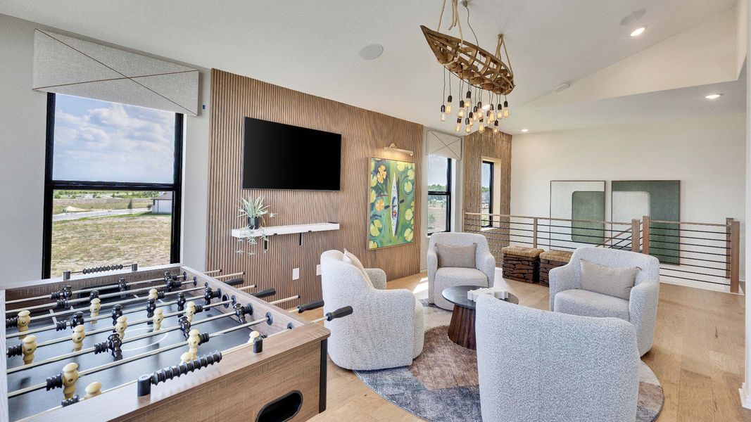 Representative furnished interior of a home built from the Elm by DRB Homes in Azalea, Pattison (Image 15).