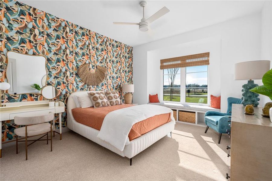 Furnished interior view inside a new home in , Archer (Image 10).