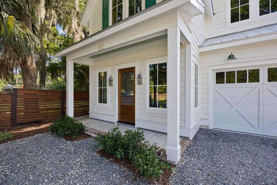 Exterior details and patio area of a home in , Beaufort (Image 3).