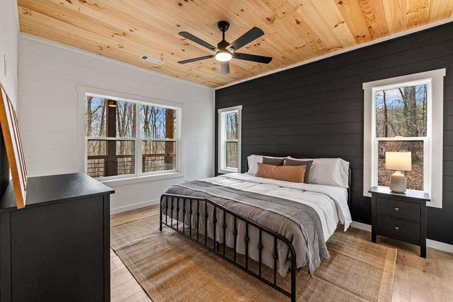 Furnished interior view inside a new home in , Morganton (Image 40).