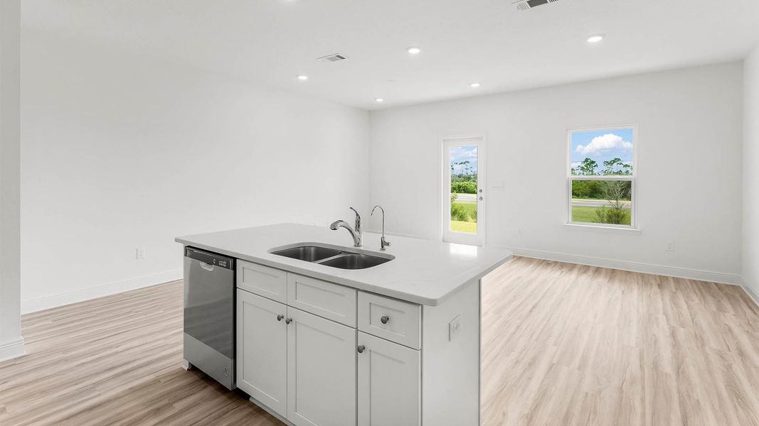 Furnished interior view inside a new home in Chateau Nemours, Port Saint Joe (Image 6).