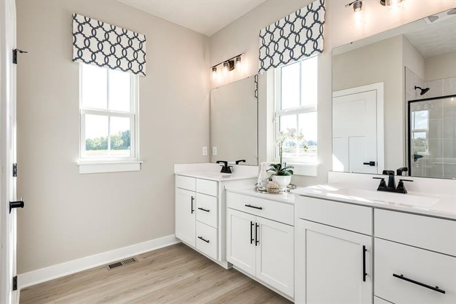 Furnished interior view inside a new home in The Retreat at Bridle Creek, White House (Image 8).