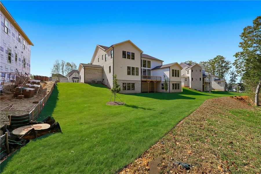 Exterior details and patio area of a home in , Cumming (Image 33).