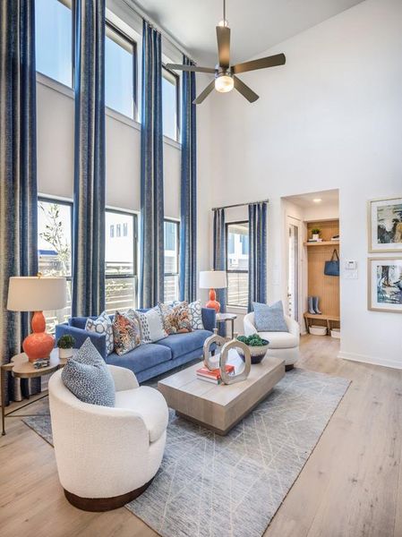 Furnished interior view inside a new home in Indigo, Richmond (Image 9).