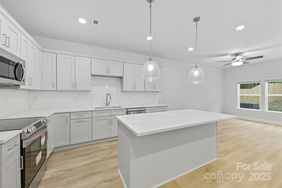 Furnished interior view inside a new home in , Charlotte (Image 12).