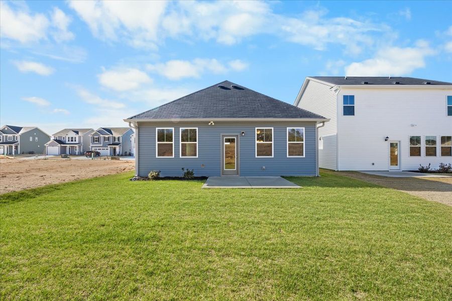 Exterior details and patio area of a home in Windsor, North Augusta (Image 26).