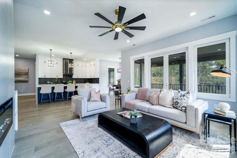 Furnished interior view inside a new home in , Arden (Image 17).