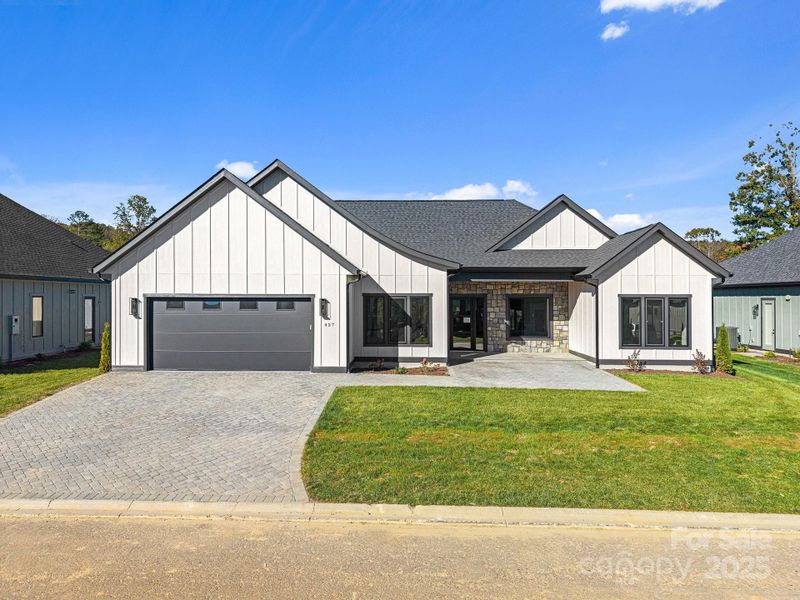 Front exterior of a new home in , Arden, NC, highlighting curb appeal (Image 23).