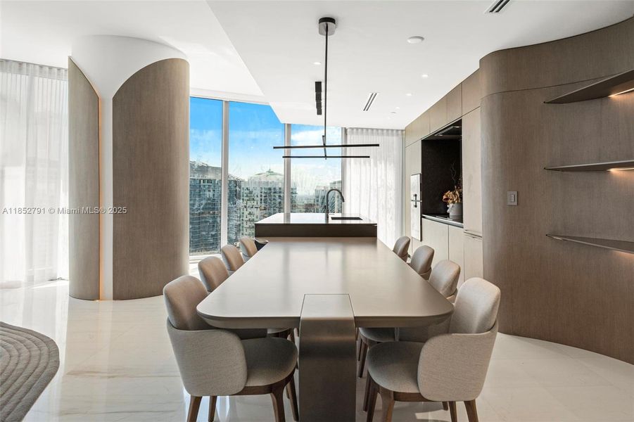 Furnished interior view inside a new home in , Miami (Image 4).