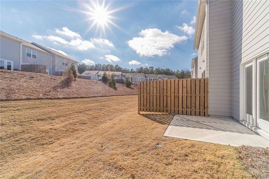 Exterior details and patio area of a home in , Winder (Image 20).