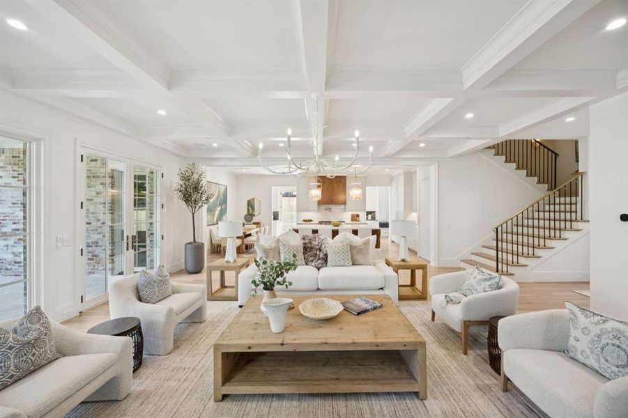 Furnished interior view inside a new home in , University Park (Image 17). Furnished interior view inside a new home in , University Park (Image 17).