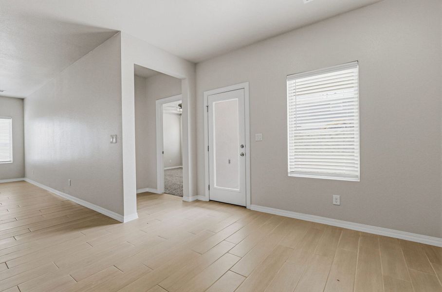 Representative unfurnished interior of a home built from the Poppy by View Homes in Paseos Del Este, El Paso (Image 30).