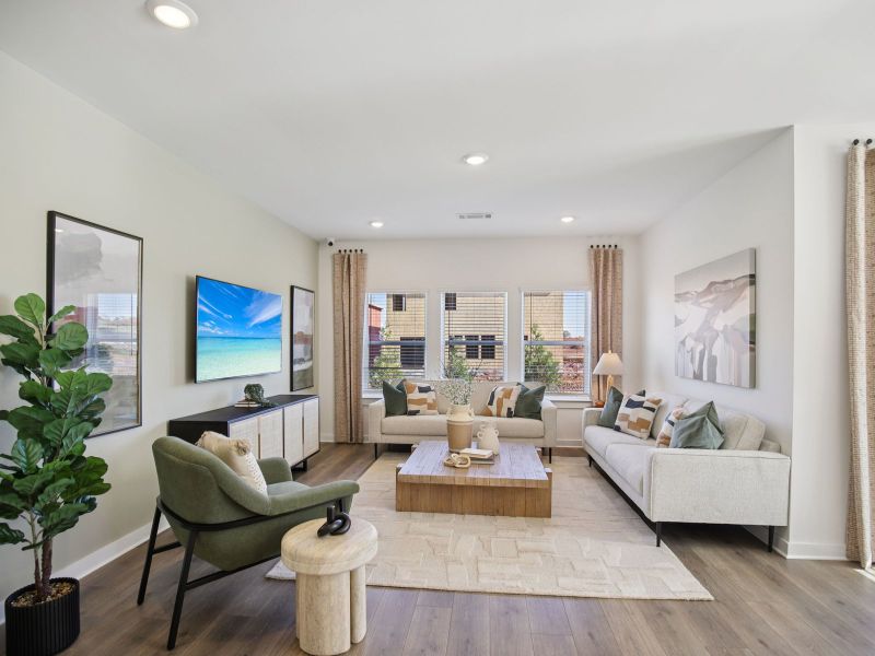 Furnished interior view inside a new home in River Ridge, Clarksville (Image 7).