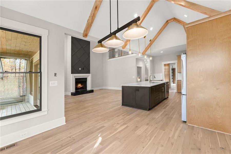 Furnished interior view inside a new home in , Dahlonega (Image 15).