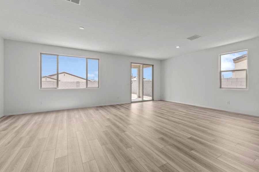 Spacious, unfurnished interior of a new home in Mystic Vista Enclaves, Buckeye (Image 8). Spacious, unfurnished interior of a new home in Mystic Vista Enclaves, Buckeye (Image 8).